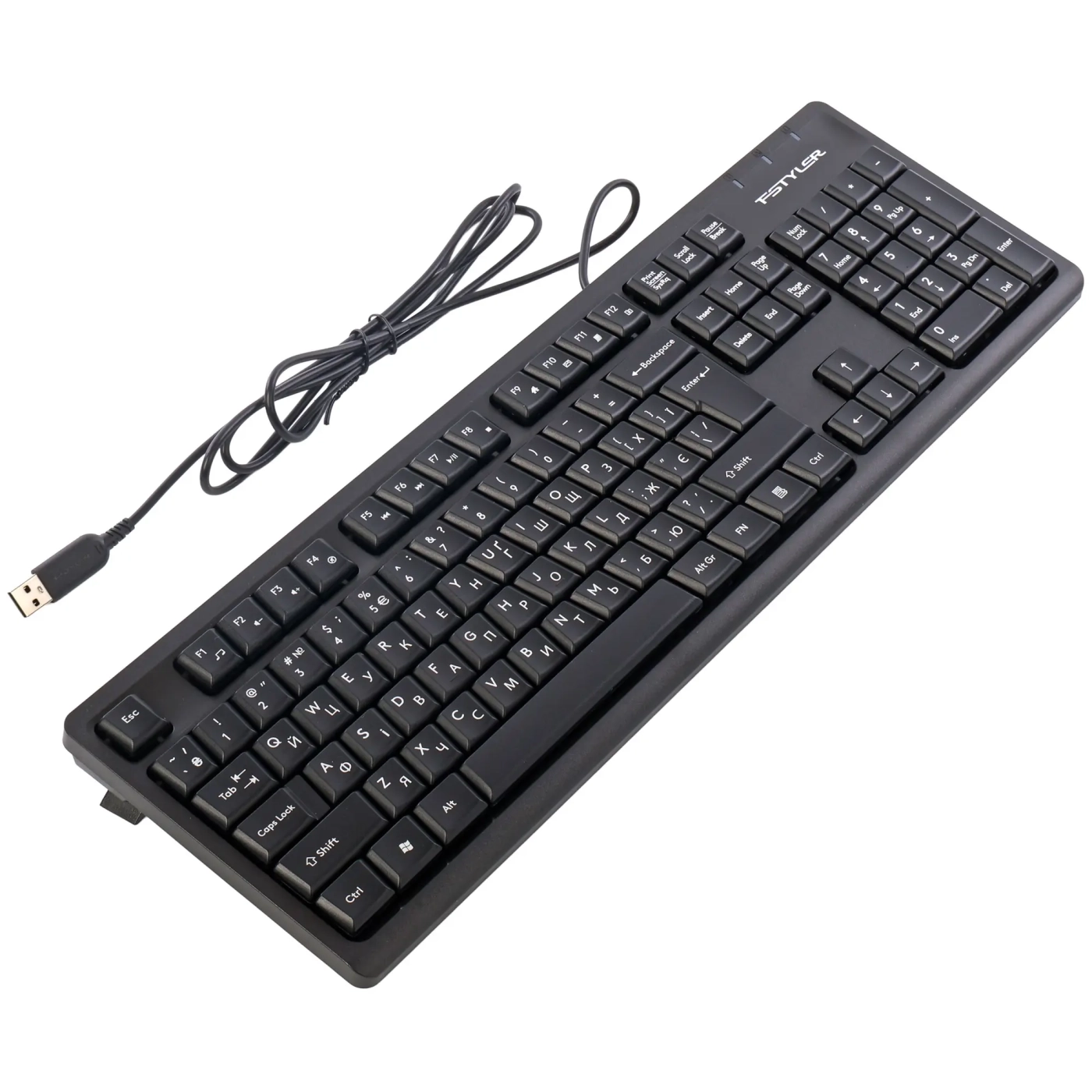 Купити Клавіатура A4Tech Fstyler FKS12 Black - фото 4