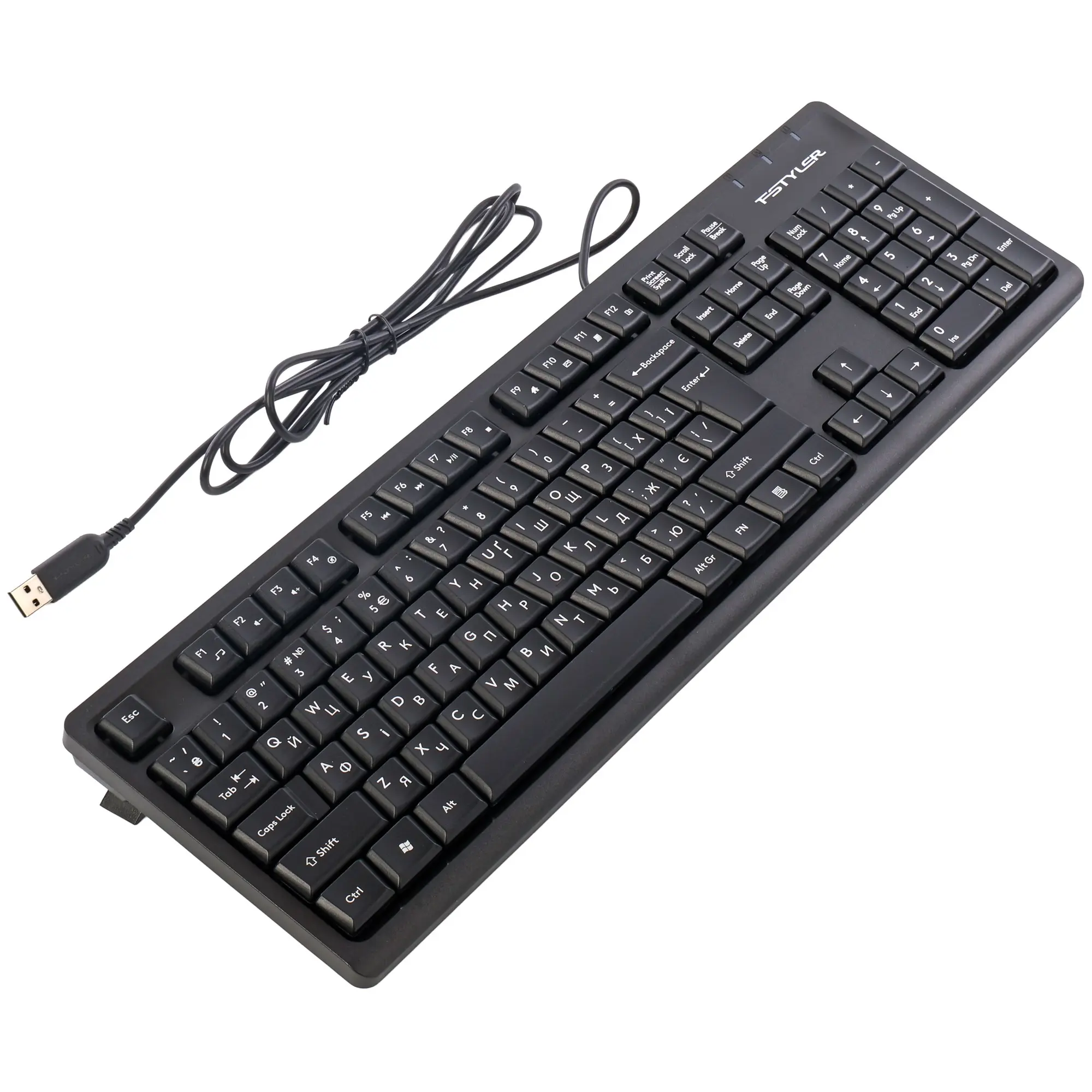 Купити Клавіатура A4Tech Fstyler FKS12 Black - фото 4