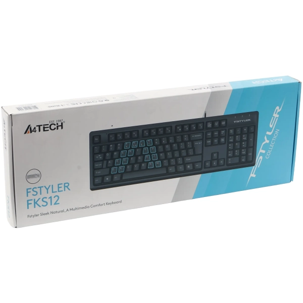 Купити Клавіатура A4Tech Fstyler FKS12 Black - фото 7