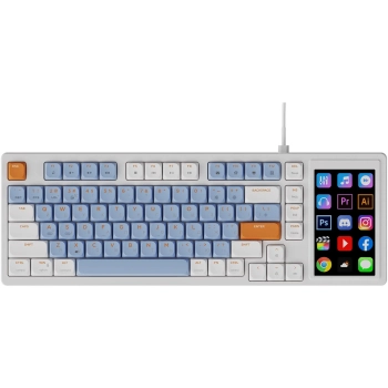 Купить Клавиатура Ajazz AKP815 Red Switch White/Blue/Orange (AKP815-R-WBO) - фото 1