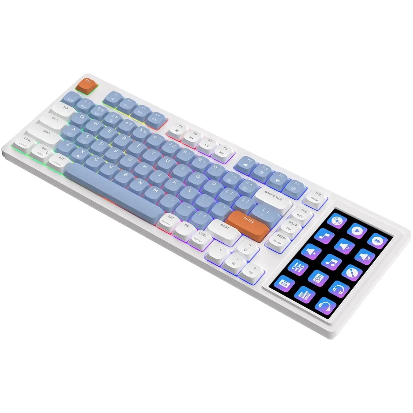 Купить Клавиатура Ajazz AKP815 Red Switch White/Blue/Orange (AKP815-R-WBO) - фото 4