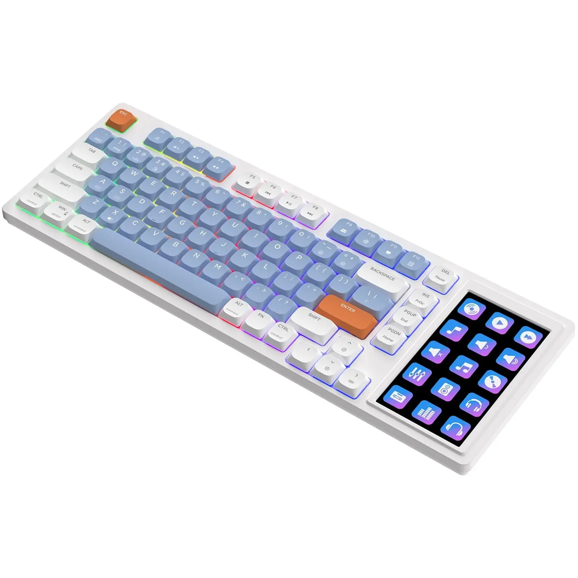 Купить Клавиатура Ajazz AKP815 Red Switch White/Blue/Orange (AKP815-R-WBO) - фото 4