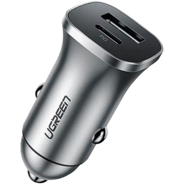 Купить Автомобильное зарядное устройство UGREEN CD130 2xUSB 30W (USB-C + USB-A) (40858) - фото 2