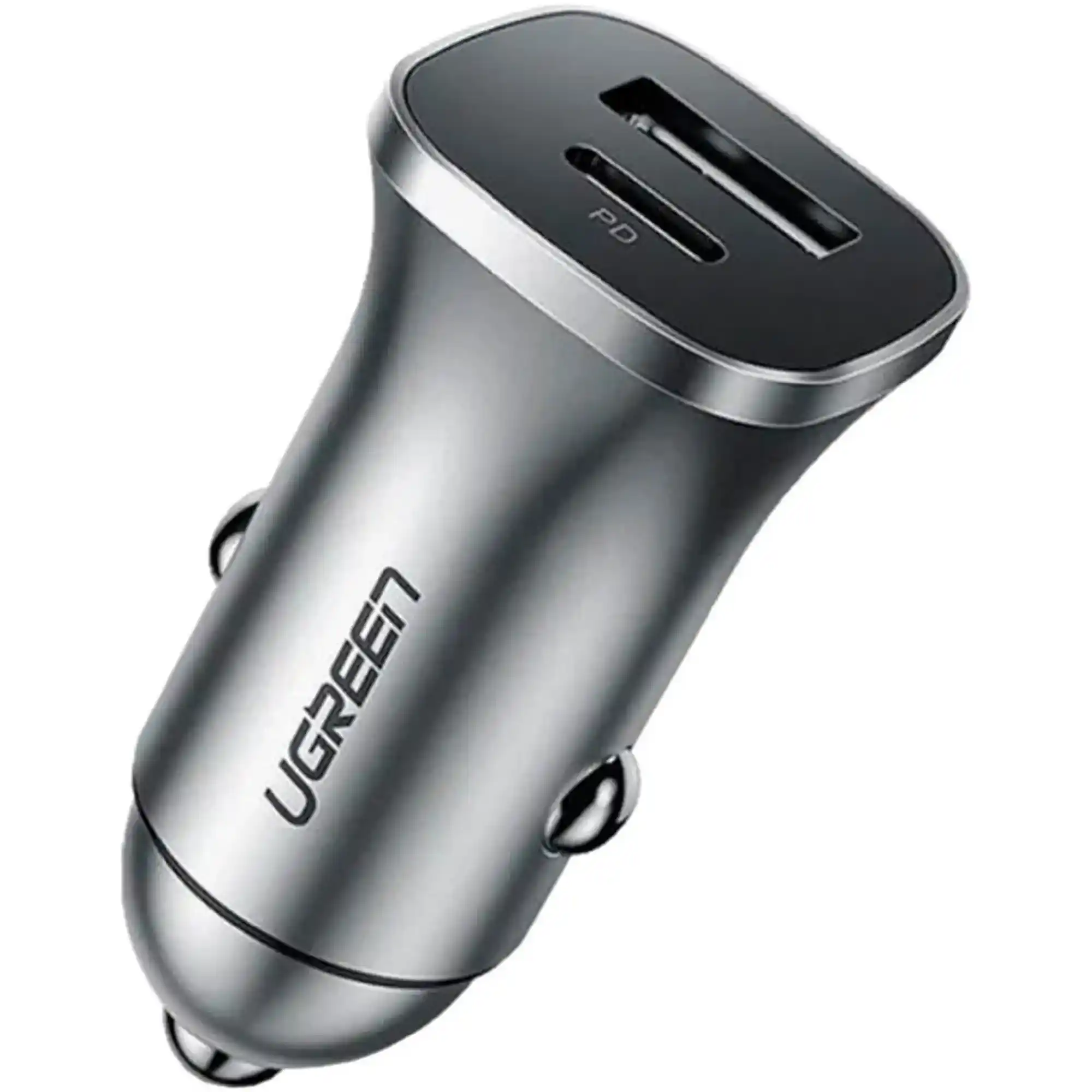 Купить Автомобильное зарядное устройство UGREEN CD130 2xUSB 30W (USB-C + USB-A) (40858) - фото 2