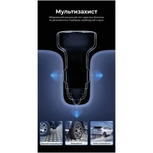 Купити Автомобильное зарядное устройство UGREEN EC307 3xUSB 30W (2xUSB-C + USB-A) QC 4.0 Gray (45843) - фото 3