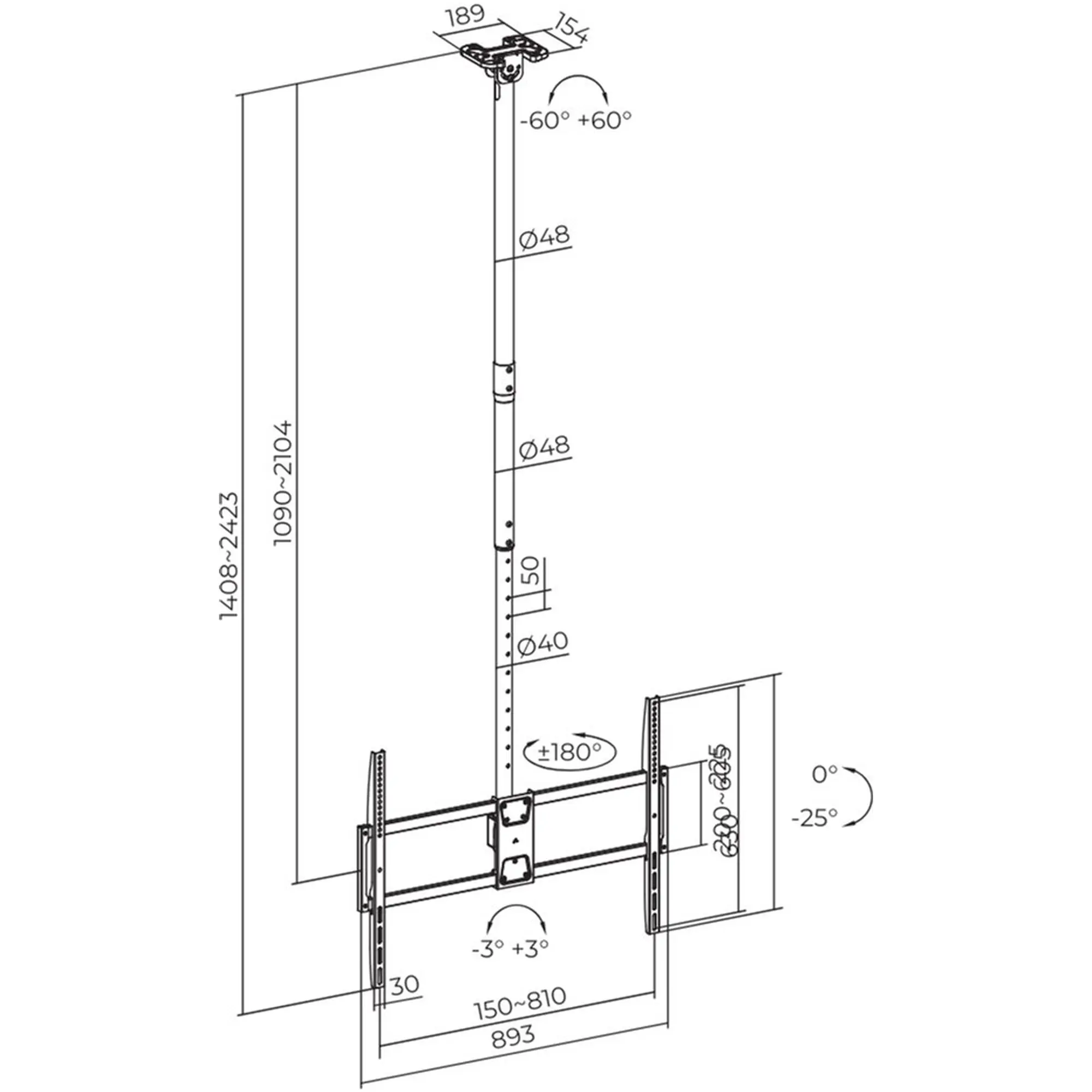 Купить Кронштейн ITech CELB-58XL - фото 10