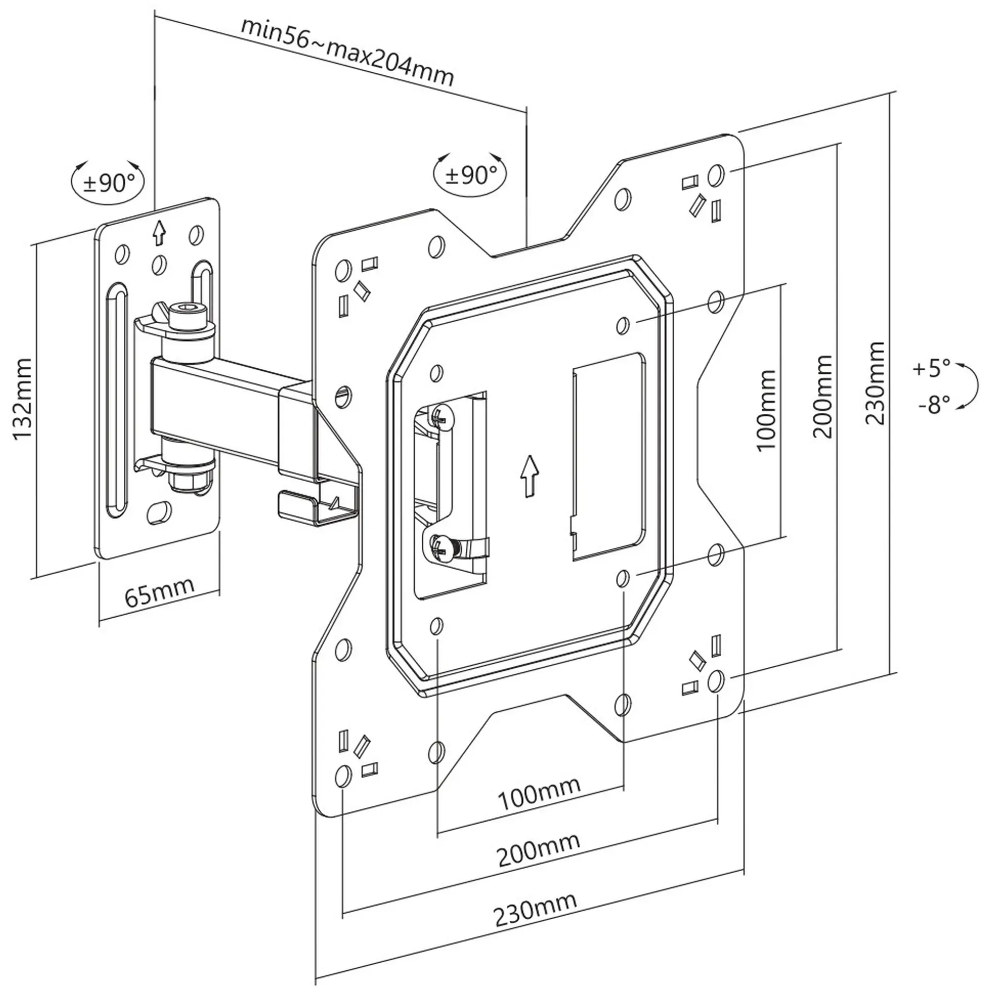 Купити Кронштейн ITech LCD522B - фото 10