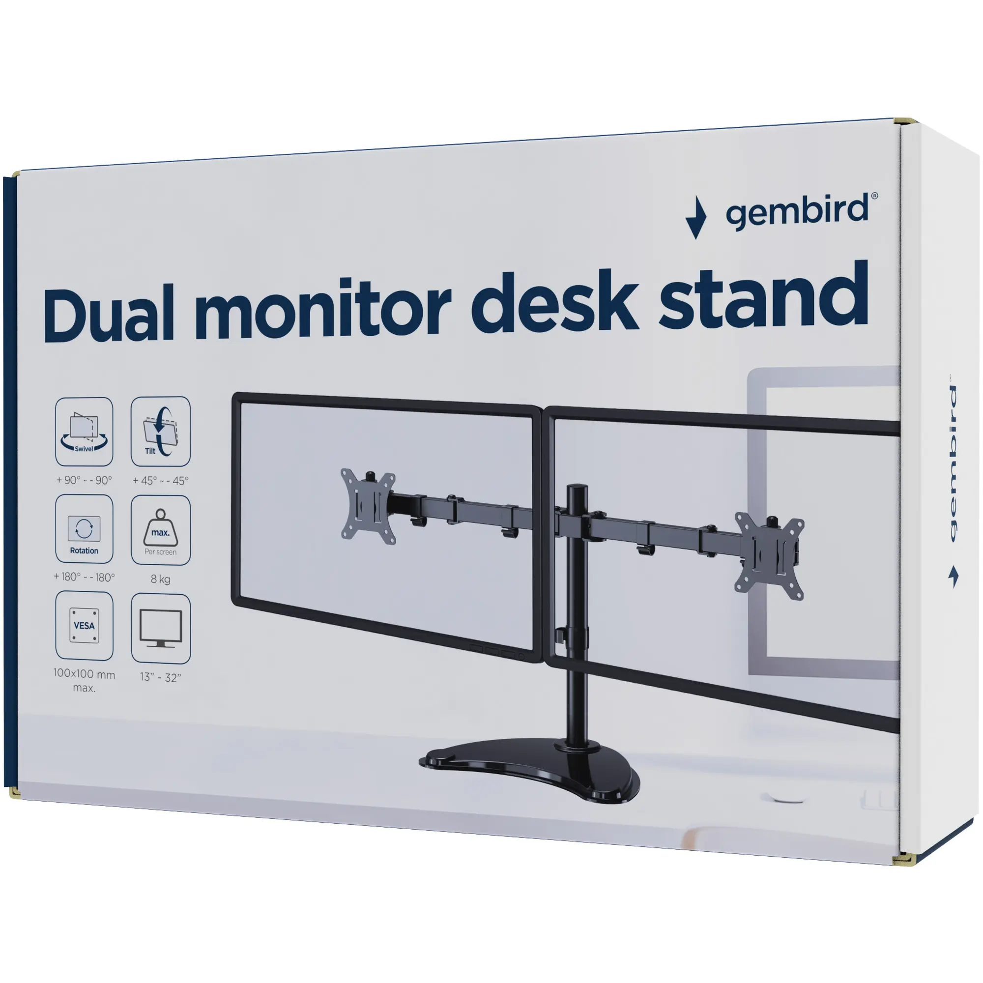 Купить Кронштейн Gembird MS-D2ST-02 - фото 5