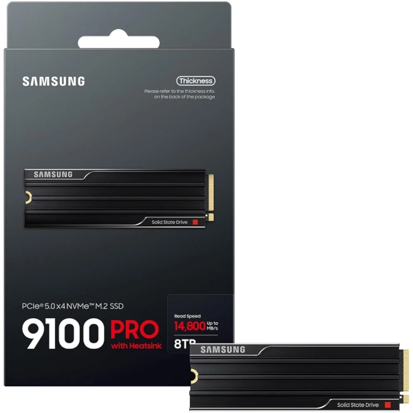 Купити SSD диск Samsung 9100 Pro 8TB with Heatsink M.2 (MZ-VAP8T0CW) - фото 3