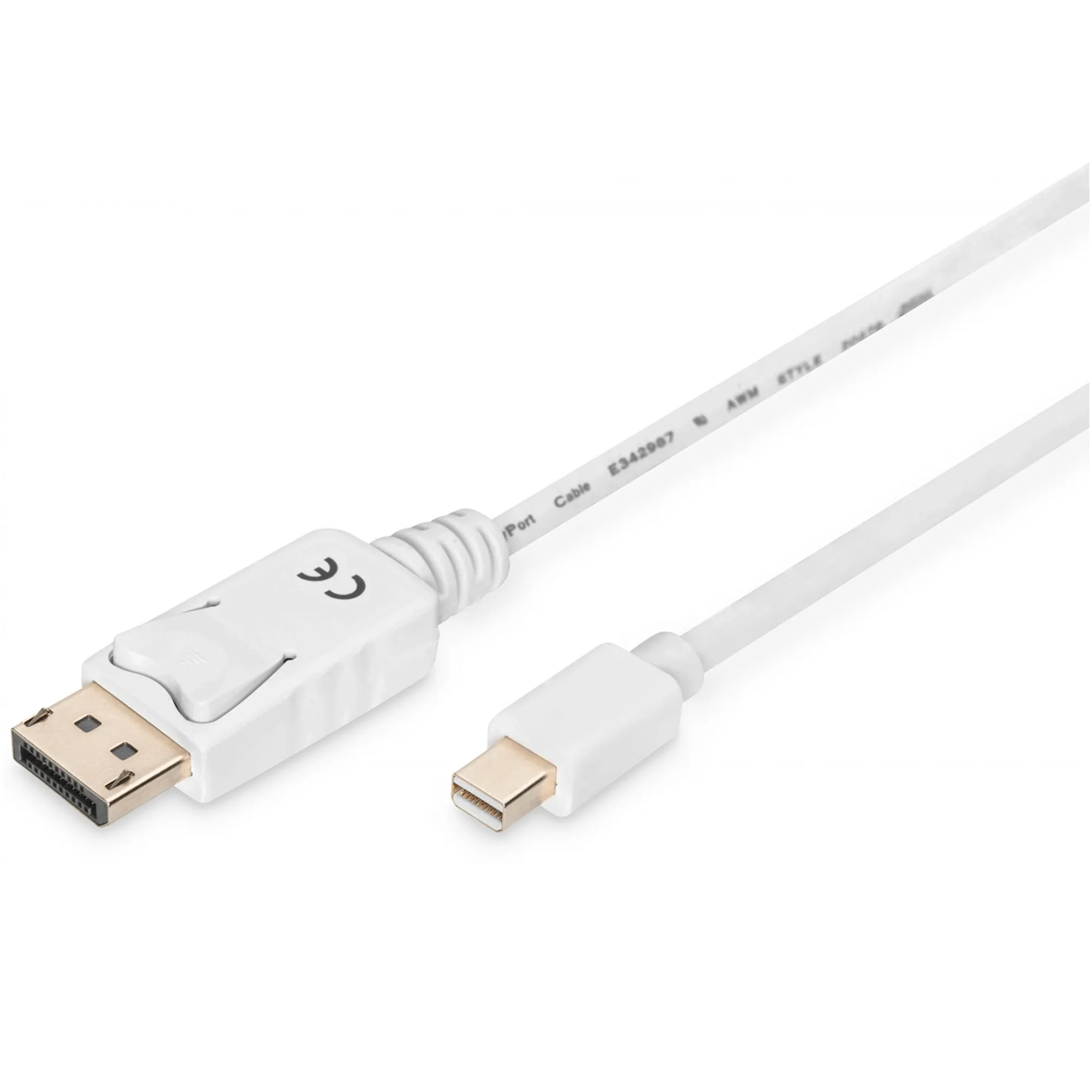 Купить Кабель DIGITUS miniDisplayPort to DisplayPort 2m (AK-340102-020-W) - фото 1