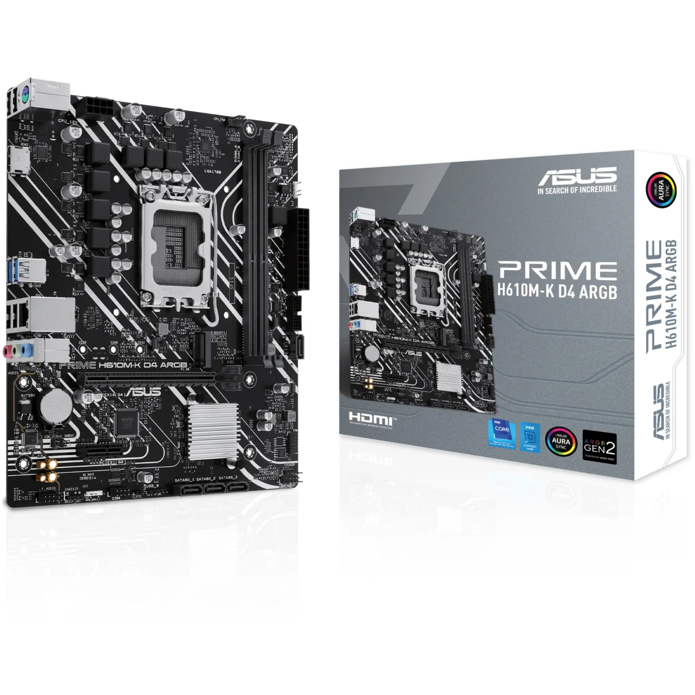 Купить Материнская плата ASUS Prime H610M-K D4 ARGB - фото 7