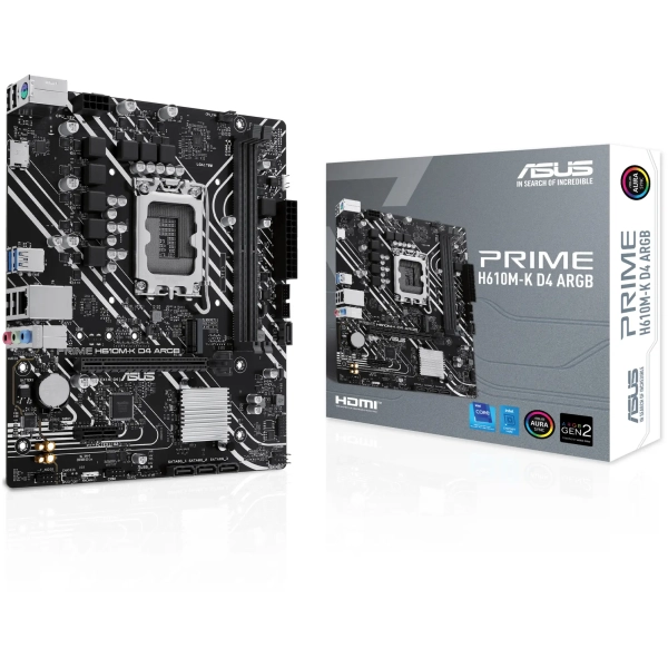 Купить Материнская плата ASUS Prime H610M-K D4 ARGB - фото 7