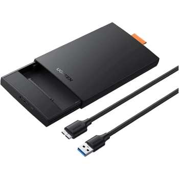 Купити Зовнішня кишеня Ugreen CM237 USB 3.0 2.5Inch Hard Drive Box Black (60353) - фото 1
