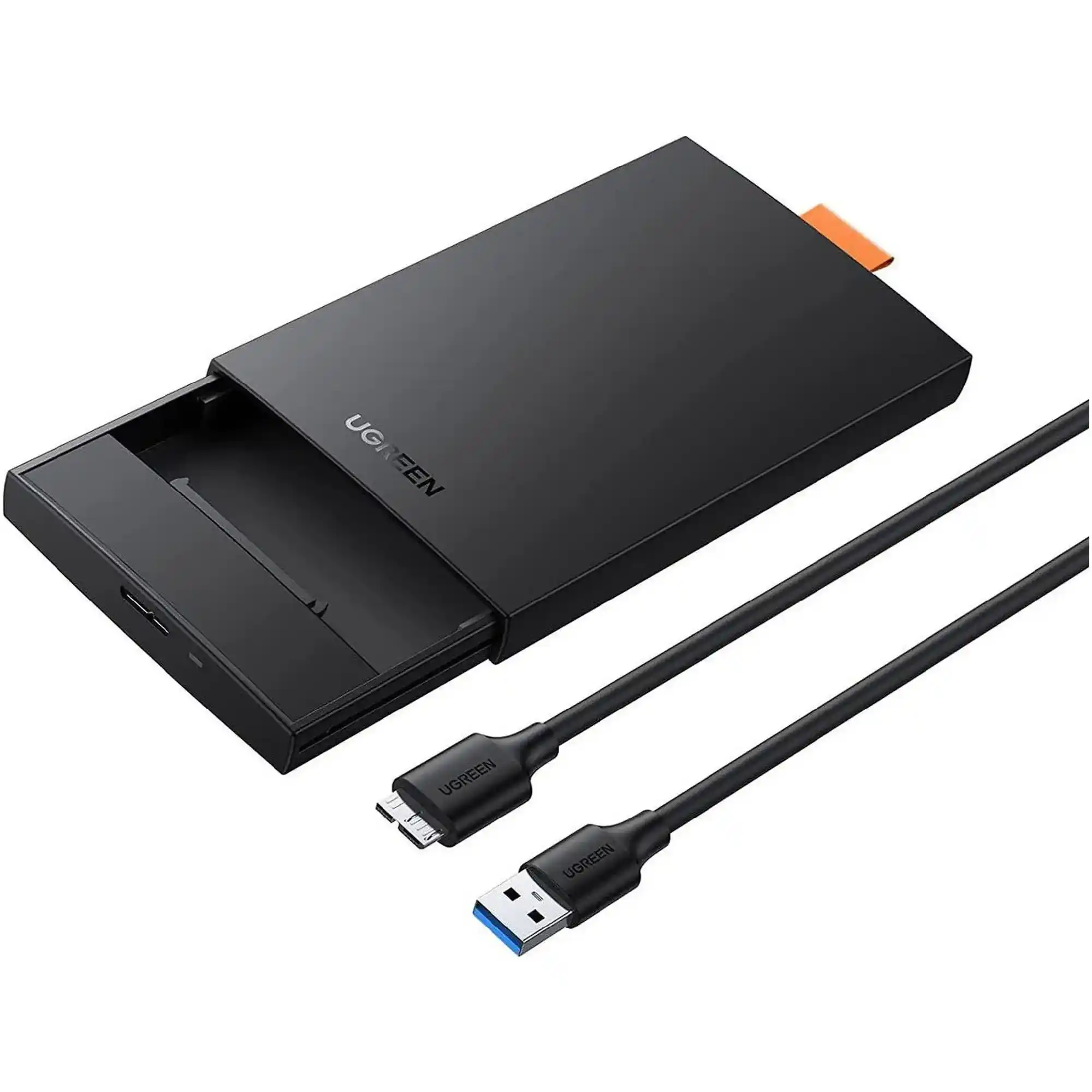Купити Зовнішня кишеня Ugreen CM237 USB 3.0 2.5Inch Hard Drive Box Black (60353) - фото 1