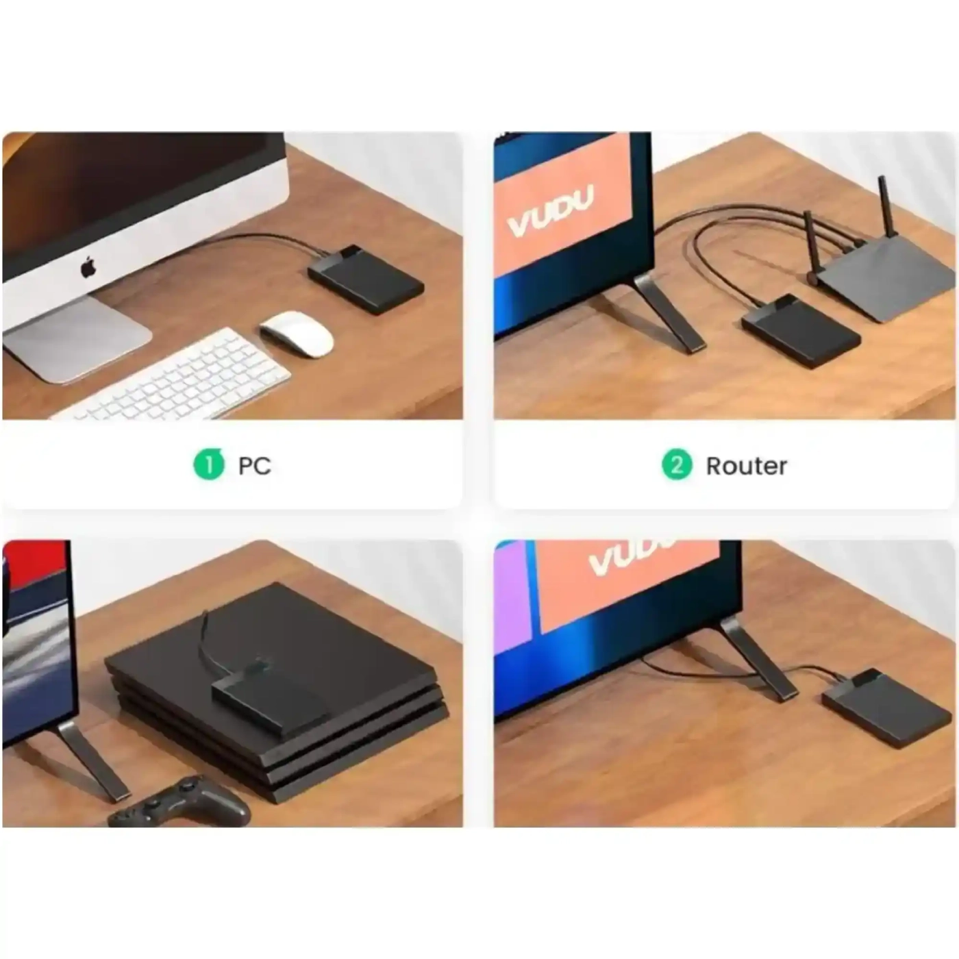 Купити Зовнішня кишеня для SSD M.2 для SATA HDD, SDD UGREEN 3.0 US221 Black (30848) - фото 2