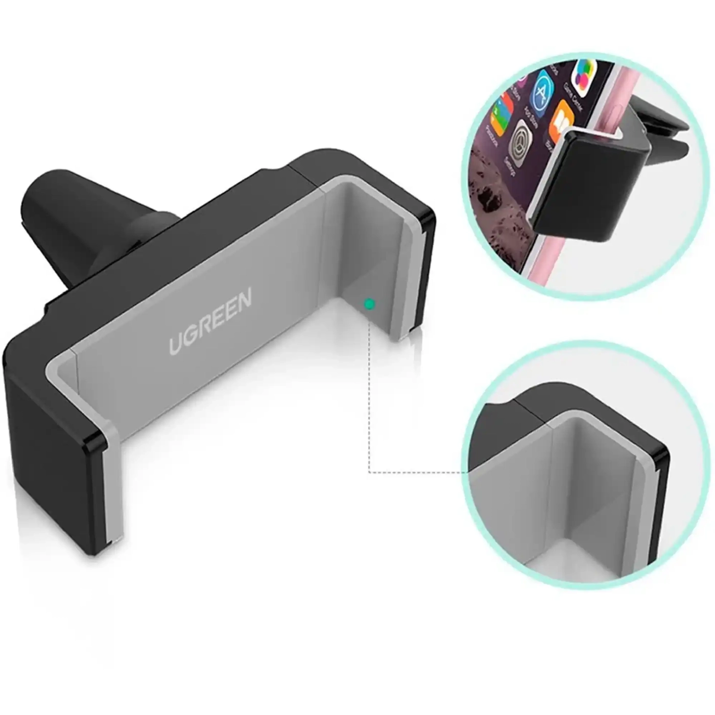 Купити Автомобільний тримач UGREEN LP120 Gray/Black (30283) - фото 2