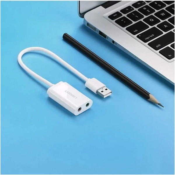 Купить Звуковая карта Ugreen US205 White (30143) - фото 6