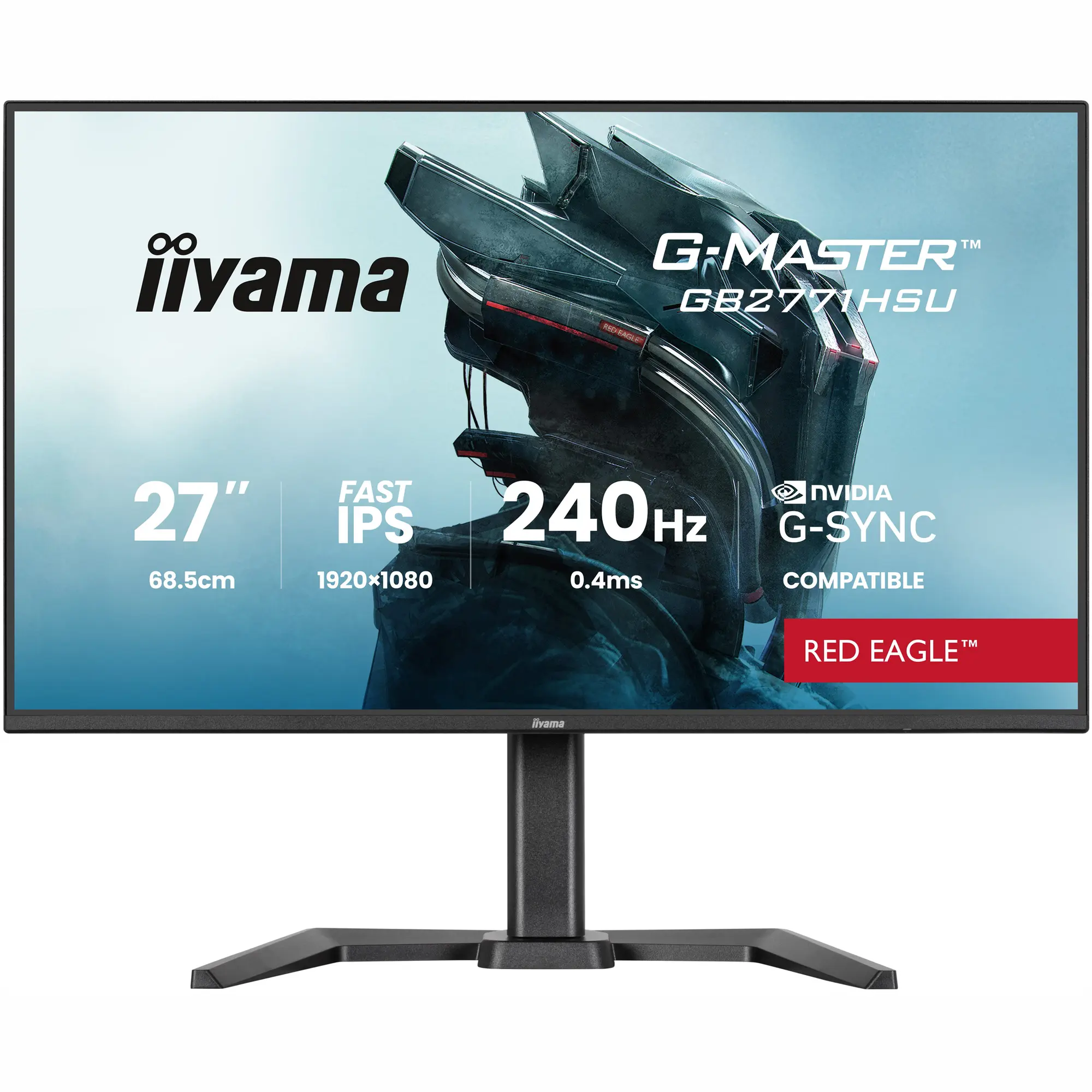 Купити Монітор 27" IiyamaG-Master Red Eagle GB2771HSU-B1 - фото 1
