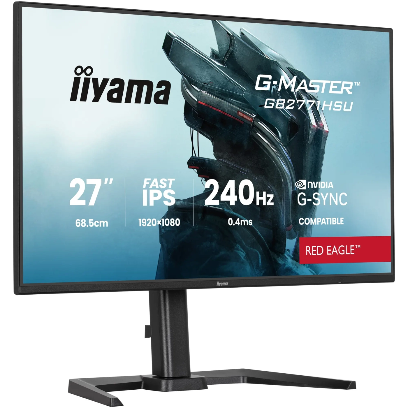 Купити Монітор 27" IiyamaG-Master Red Eagle GB2771HSU-B1 - фото 3