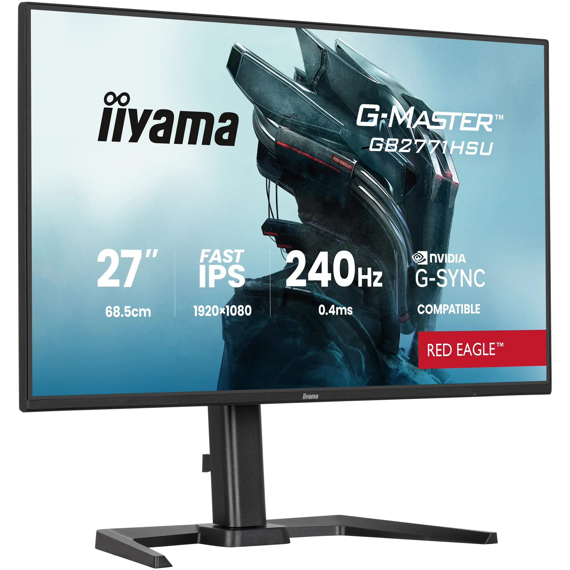 Купити Монітор 27" IiyamaG-Master Red Eagle GB2771HSU-B1 - фото 3