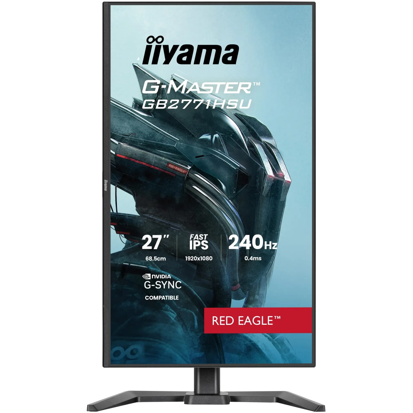 Купити Монітор 27" IiyamaG-Master Red Eagle GB2771HSU-B1 - фото 4