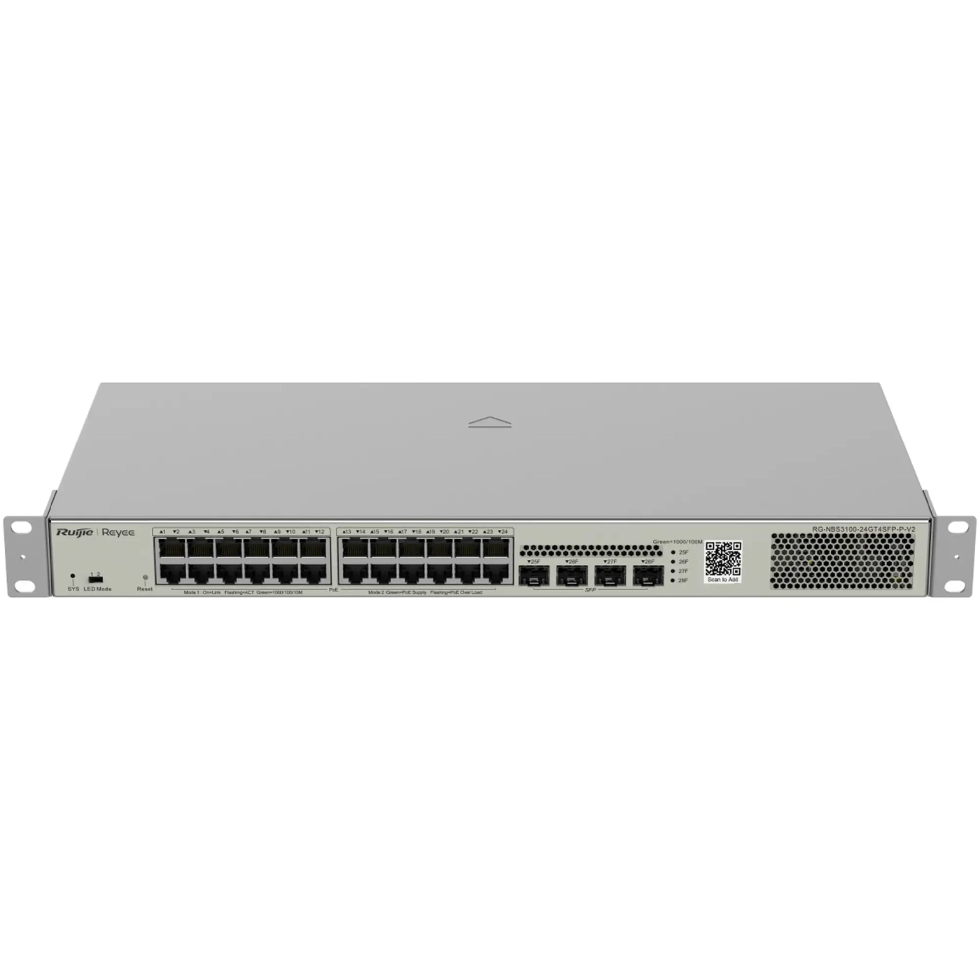 Купить Коммутатор Ruijie Reyee RG-NBS3100-24GT4SFP-P-V2 - фото 1