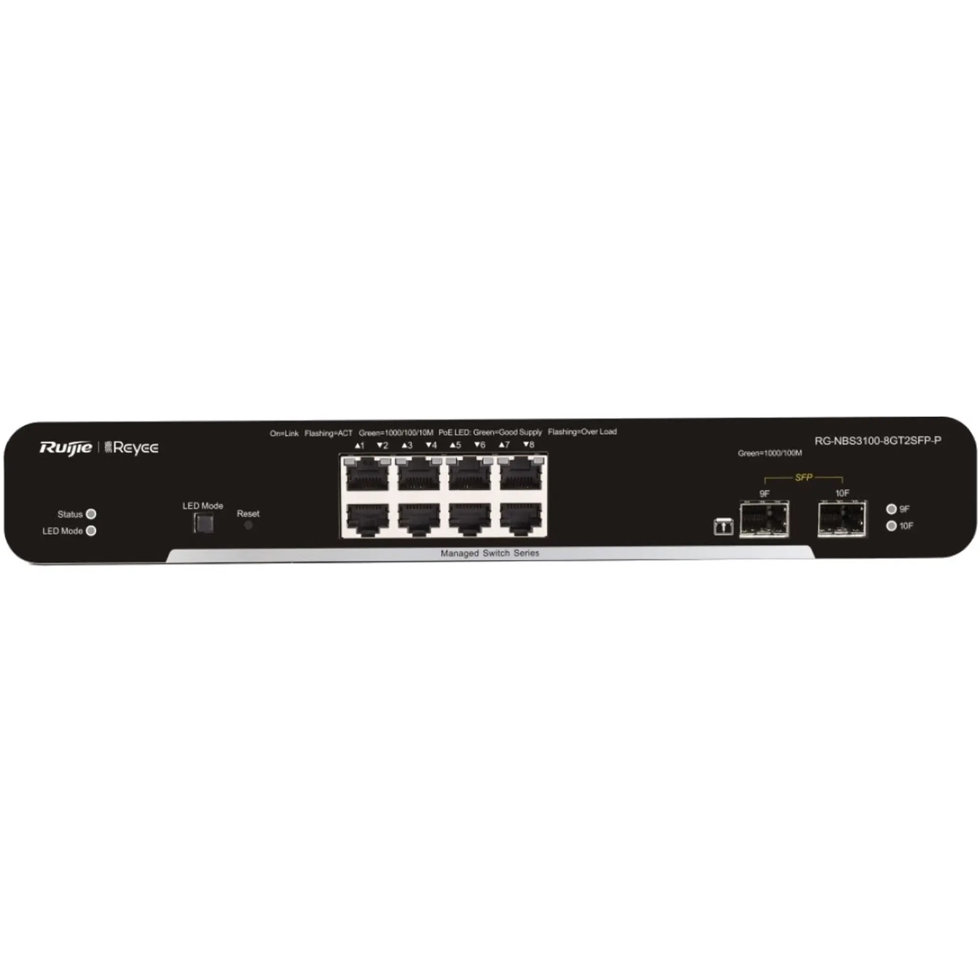 Купить Коммутатор Ruijie Reyee RG-NBS3100-8GT2SFP-P - фото 2