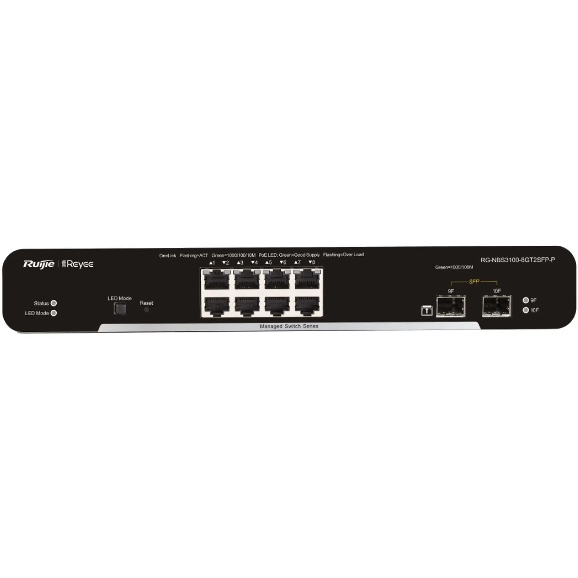Купить Коммутатор Ruijie Reyee RG-NBS3100-8GT2SFP-P - фото 2