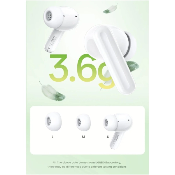 Купити Навушники Ugreen WS207 HiTune P3 White (UGR-45110) - фото 3