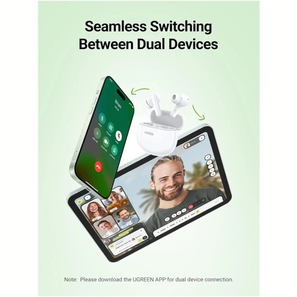 Купити Навушники Ugreen WS207 HiTune P3 White (UGR-45110) - фото 8