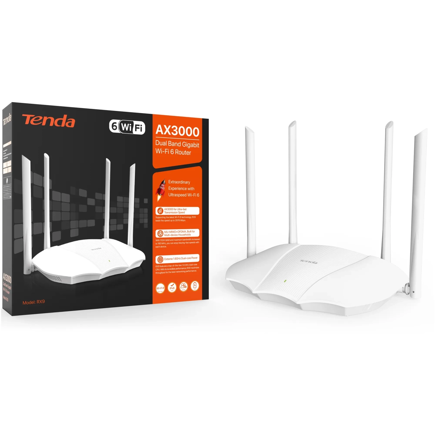 Купити Маршрутизатор Tenda RX9 - фото 4