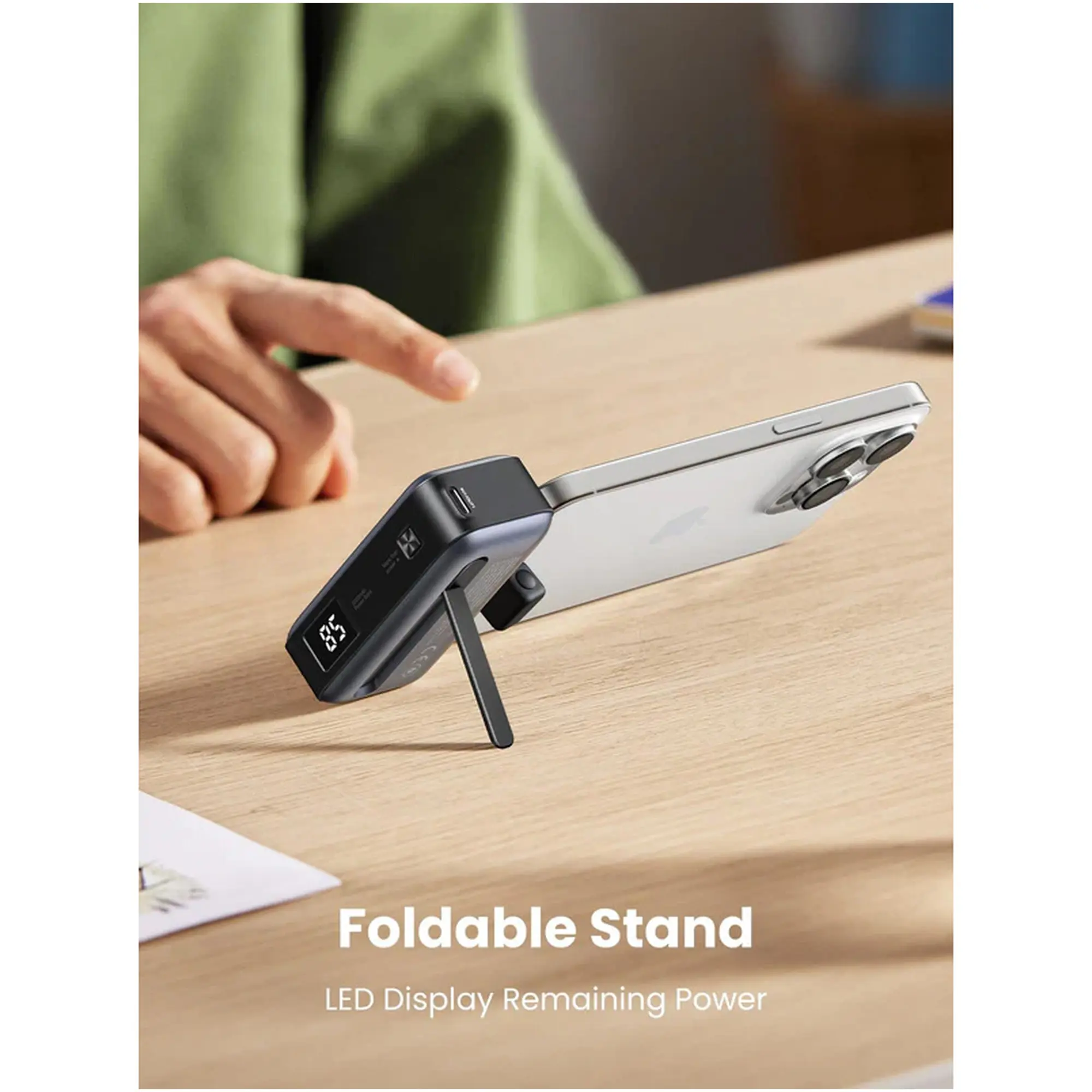 Купить Павербанк УМБ UGREEN PB503 Mini 22.5W 5000mAh Gray (UGR-35338) - фото 12