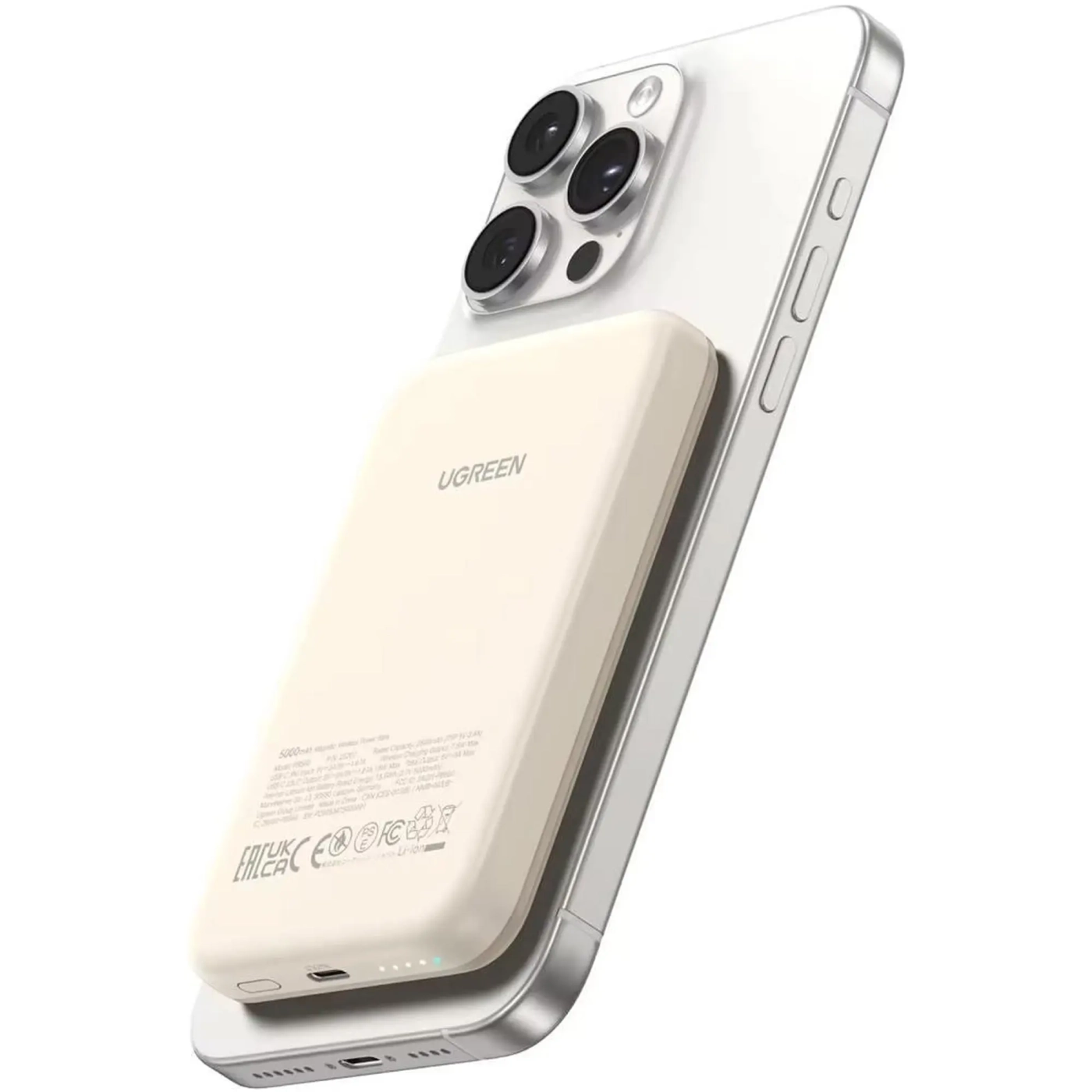 Купить Павербанк УМБ UGREEN PB560 15W 5000mAh Beige (UGR-25207) - фото 3