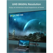 Купити Кабель Cabletime Premium 8K 60Hz DisplayPort 2м Black (CD11L) - фото 2