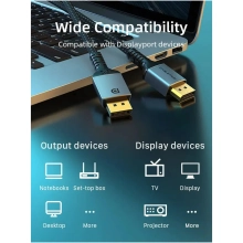 Купити Кабель Cabletime Premium 8K 60Hz DisplayPort 2м Black (CD11L) - фото 5