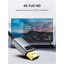 Купить Адаптер Cabletime 4K 60Hz DisplayPort - HDMI Gray (CP20A) - фото 2