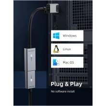 Купить Адаптер Cabletime 4K 60Hz DisplayPort - HDMI Gray (CP20A) - фото 5