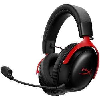Купити Навушники HyperX Cloud III S Wireless/USB-A/USB-C Black/Red (A59Z0AA) - фото 1