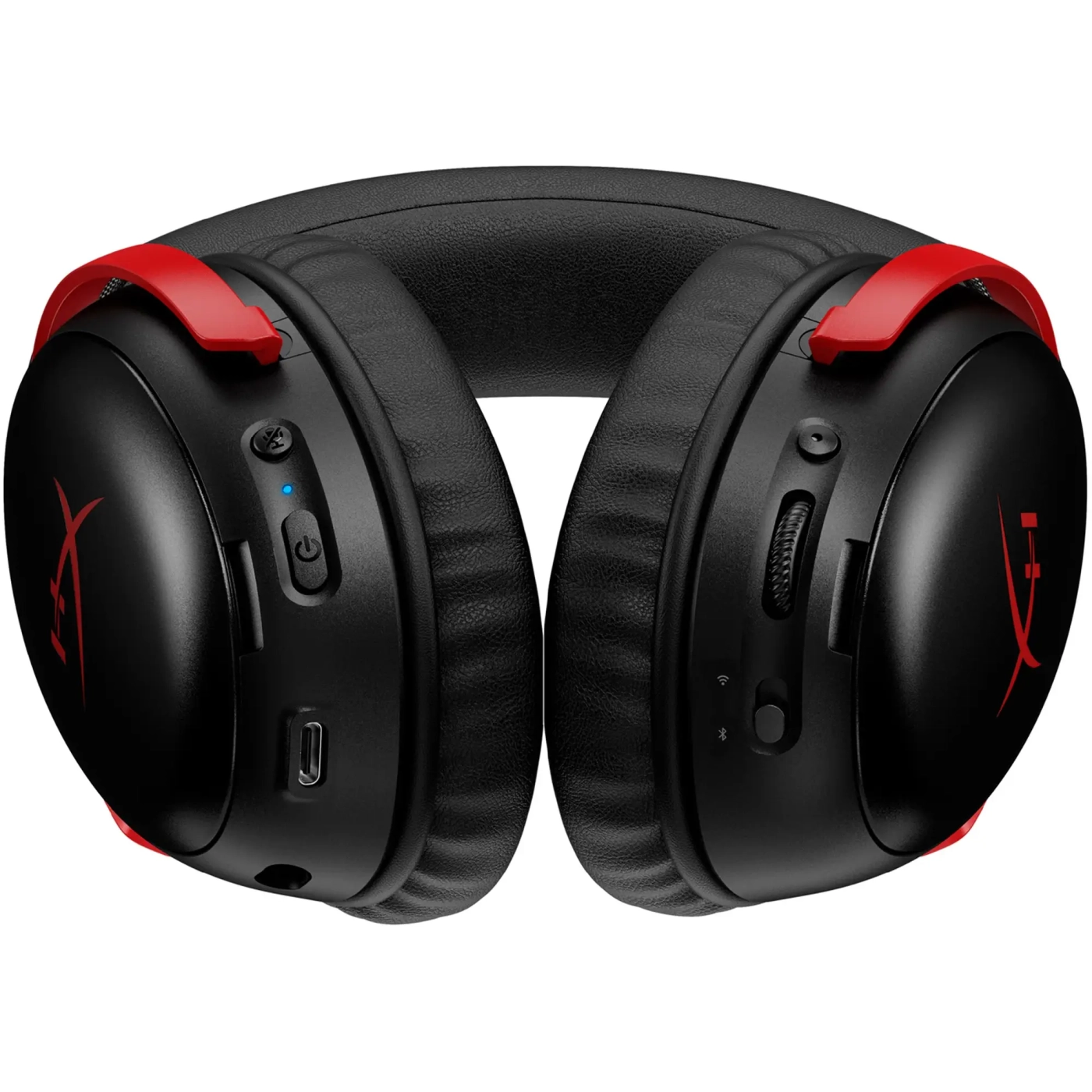 Купити Навушники HyperX Cloud III S Wireless/USB-A/USB-C Black/Red (A59Z0AA) - фото 6