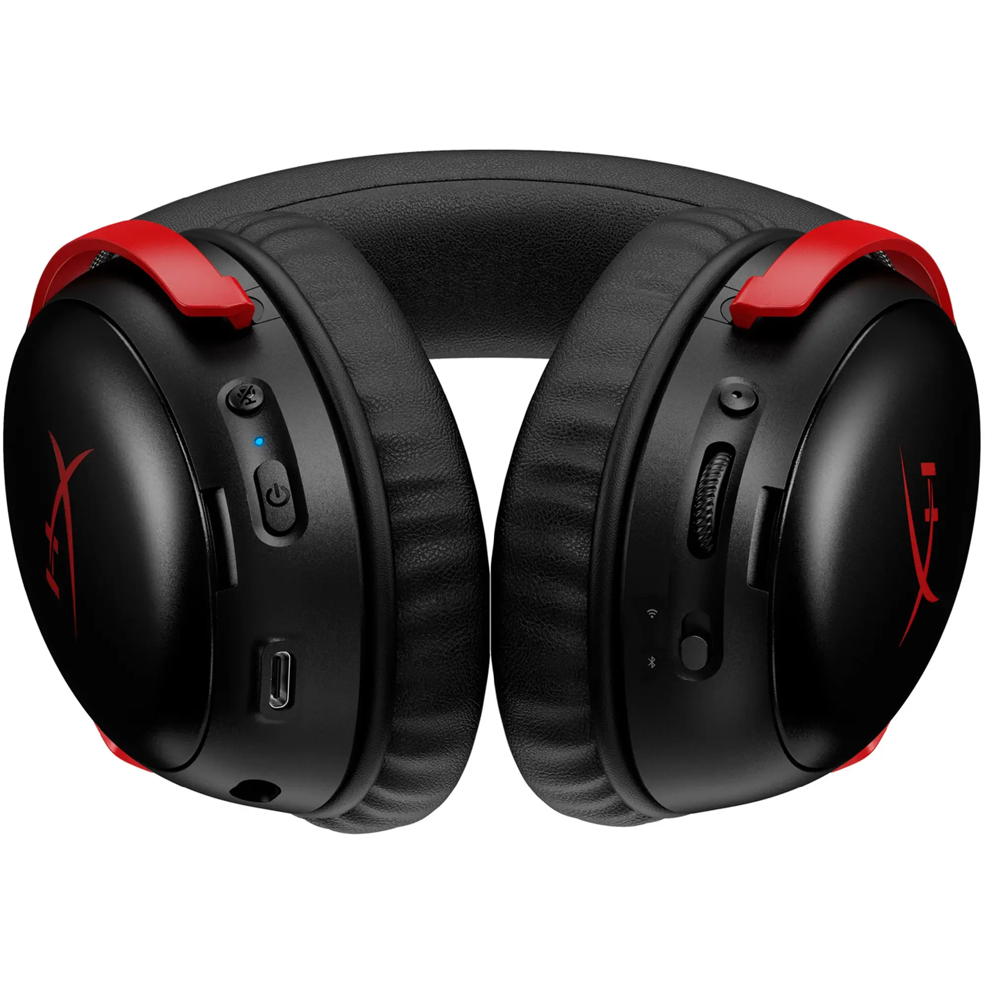 Купити Навушники HyperX Cloud III S Wireless/USB-A/USB-C Black/Red (A59Z0AA) - фото 6