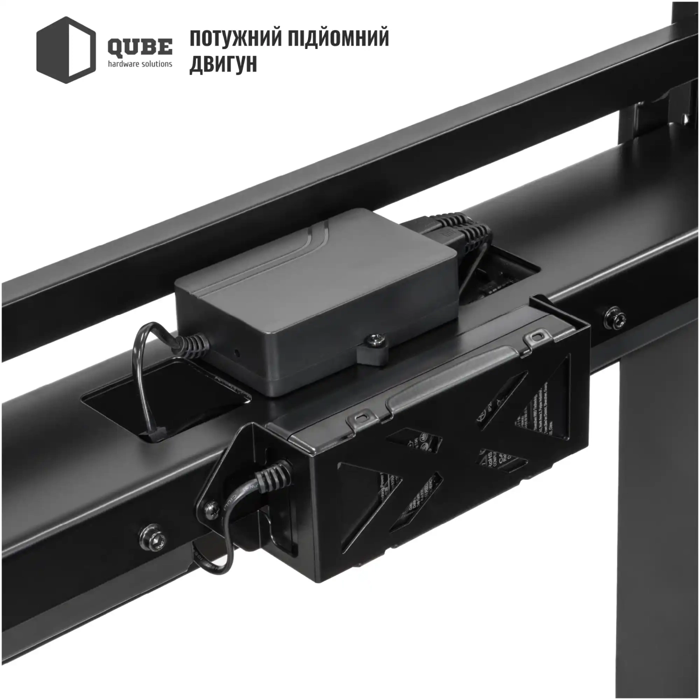 Купити Стійка з кріпленням для телевізора Qube 100B120 до 100" 120kg max (100B120) - фото 3