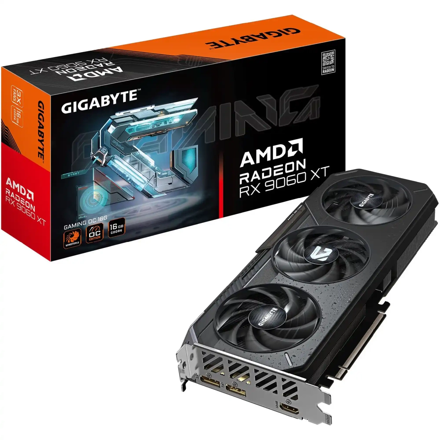 Купить Видеокарта GIGABYTE AMD Radeon RX 9060 XT GAMING 16G (GV-R9060XTGAMING-16GD) - фото 11