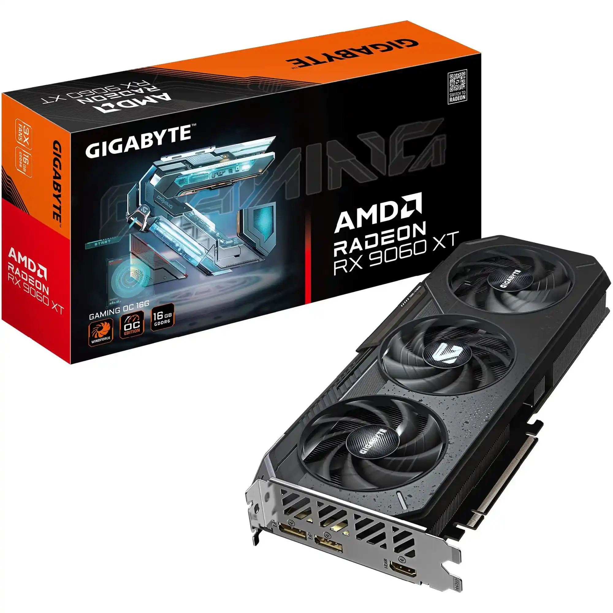 Купить Видеокарта GIGABYTE AMD Radeon RX 9060 XT GAMING 16G (GV-R9060XTGAMING-16GD) - фото 11