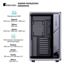 Купити Корпус JONSBO BO400CG Gray - фото 4