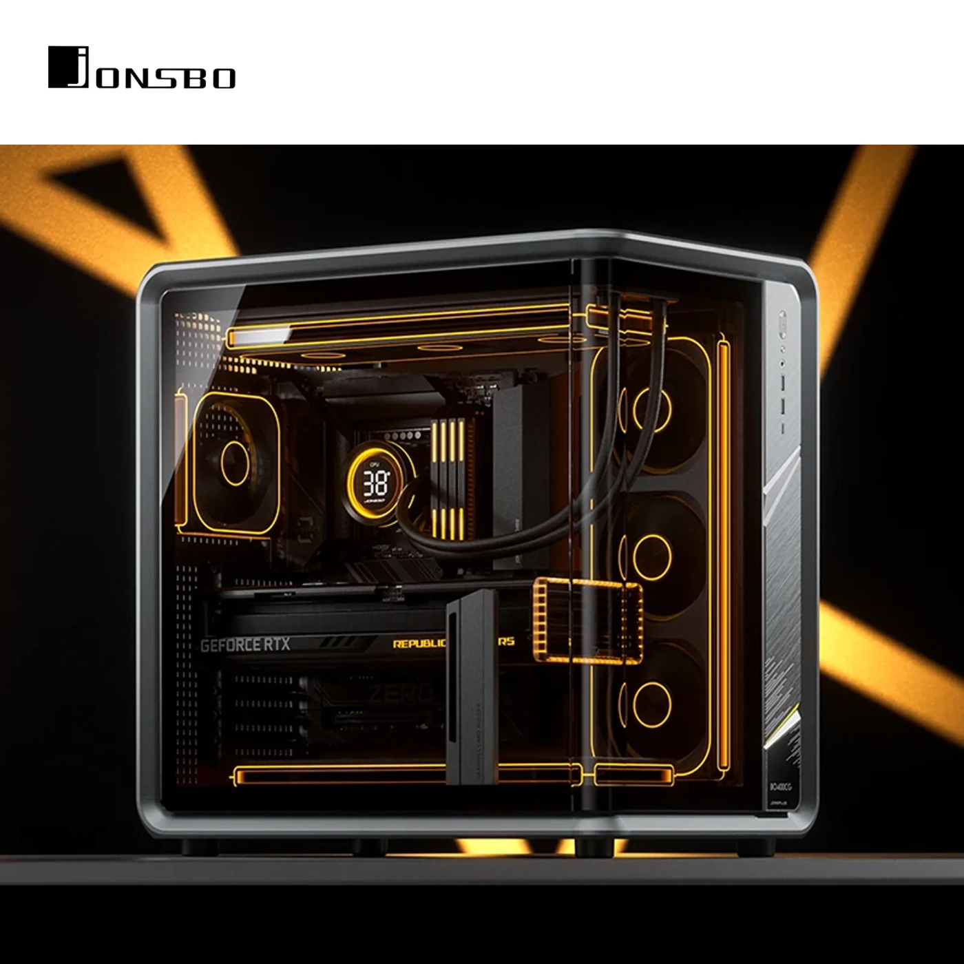 Купити Корпус JONSBO BO400CG Gray - фото 8