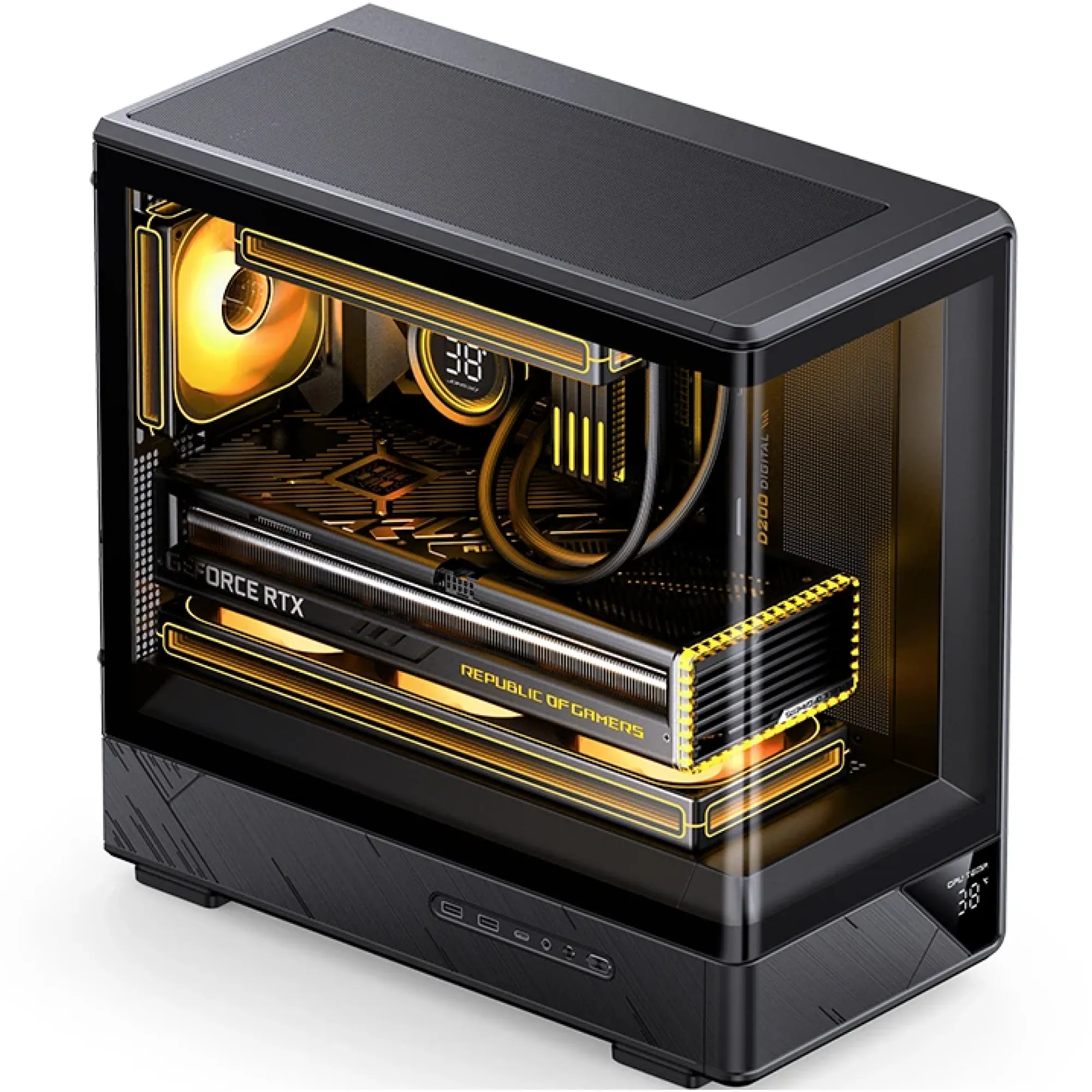 Купить Корпус JONSBO D200 Black - фото 2