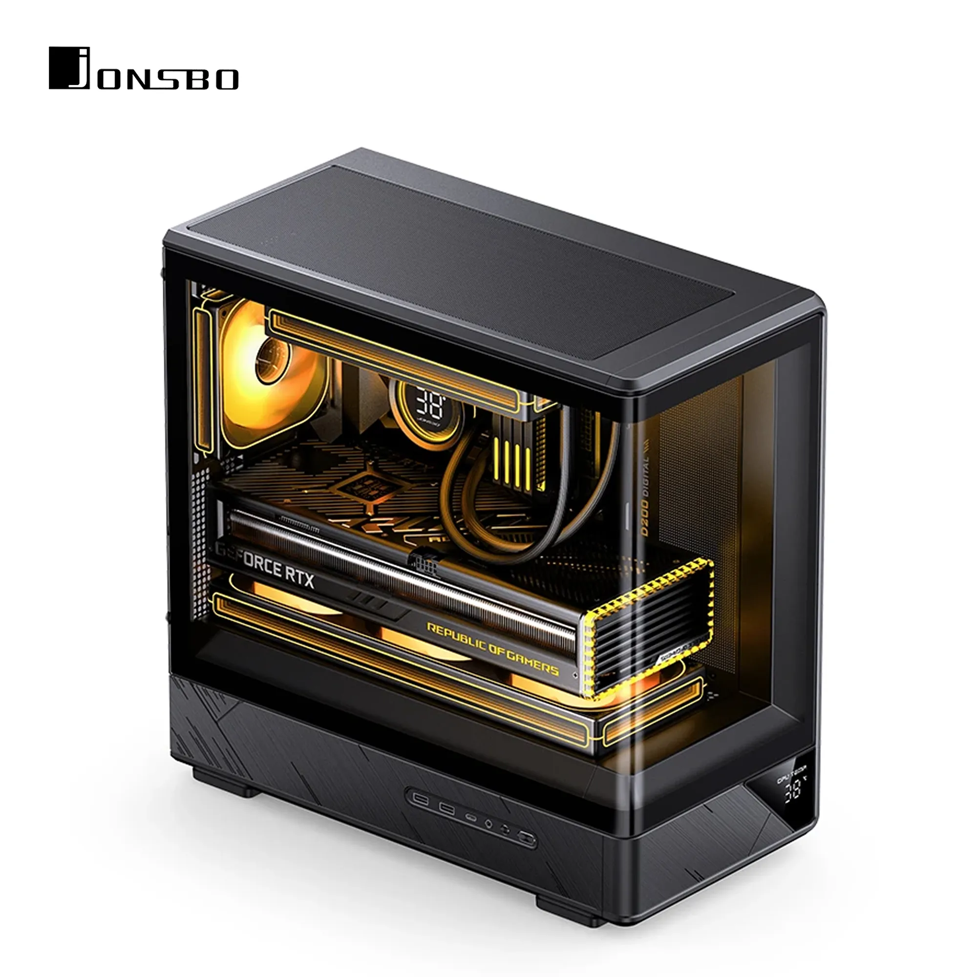 Купить Корпус JONSBO D200 Black - фото 7