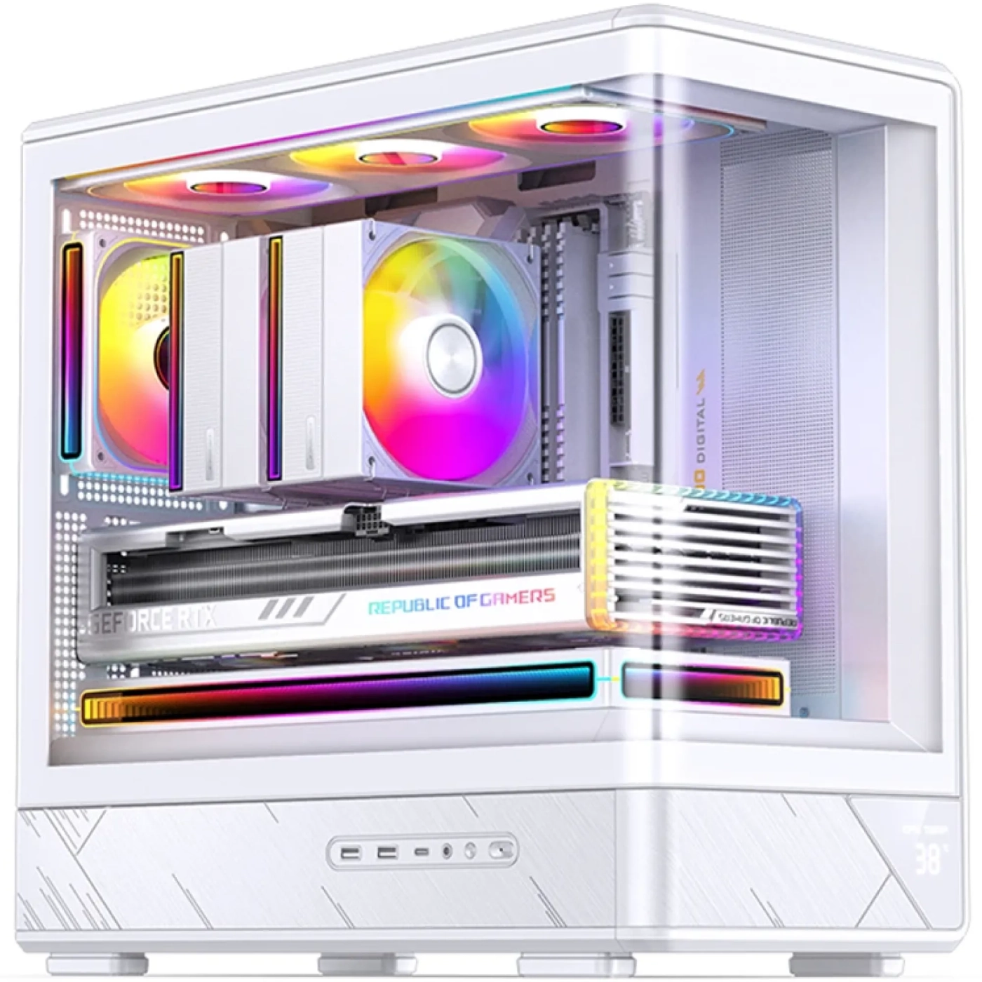 Купить Корпус JONSBO D200 White - фото 2