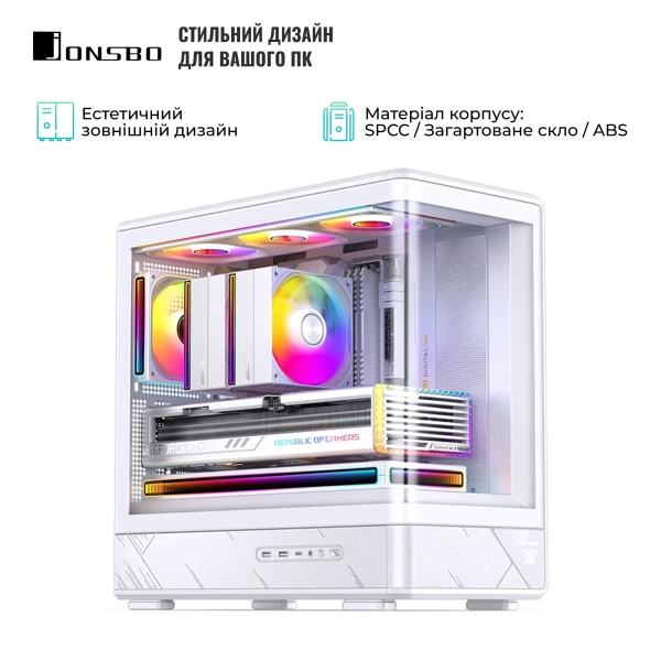 Купить Корпус JONSBO D200 White - фото 6