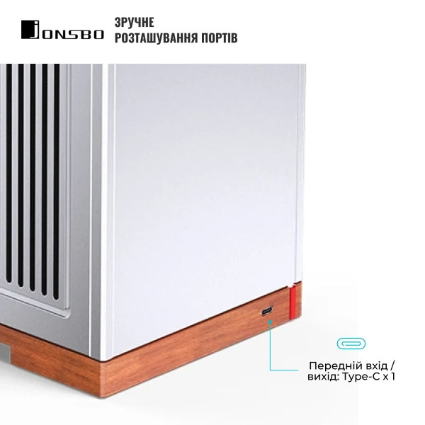 Купити Корпус JONSBO T9 Silver - фото 5